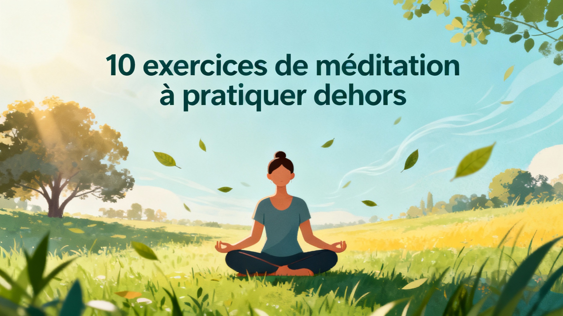 10 exercices de méditation à pratiquer dehors