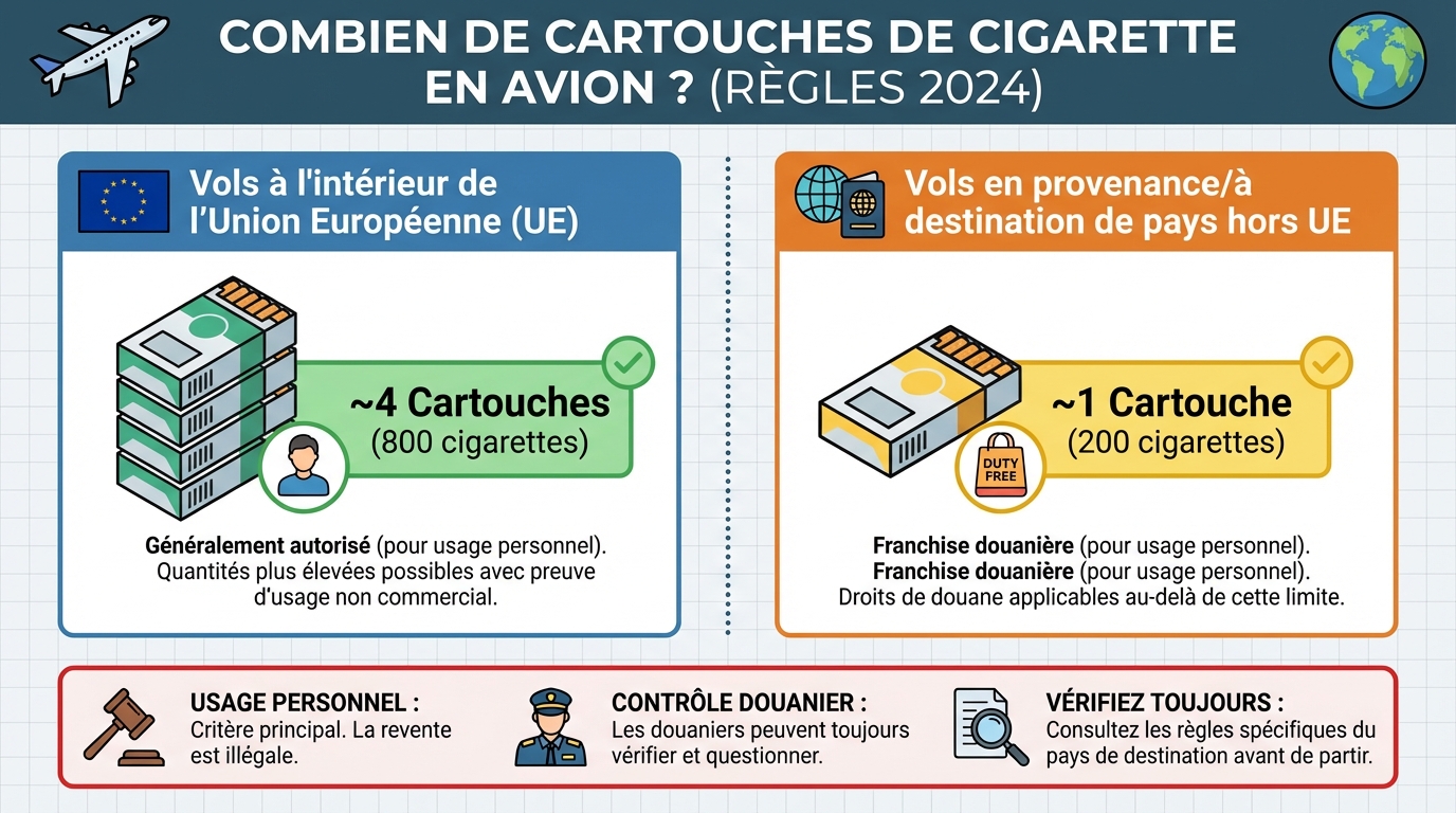 Réglementation sur les cartouches de cigarettes en 2024