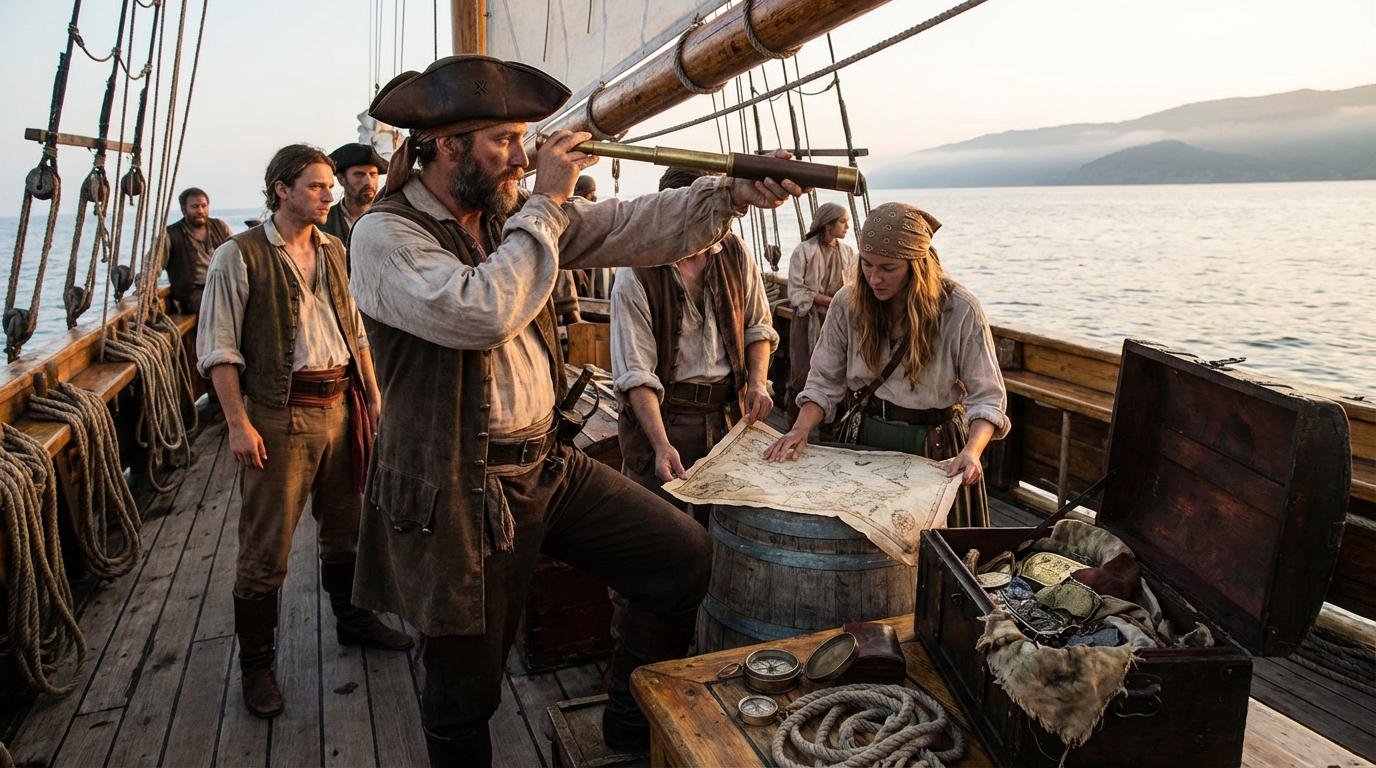 Découvrez le fascinant monde du voyage pirate