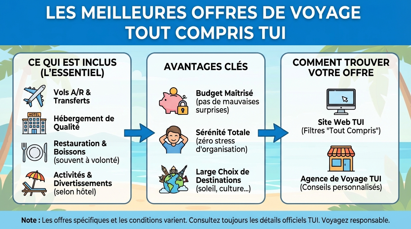 Comment choisir son voyage tout compris TUI