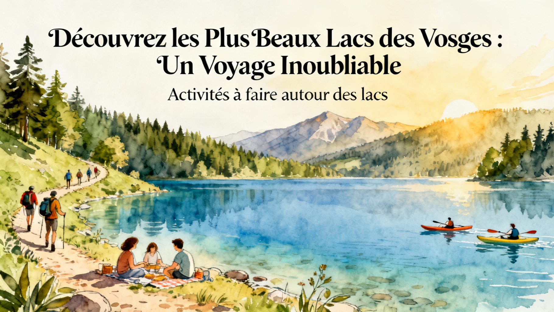 Activités à faire autour des lacs