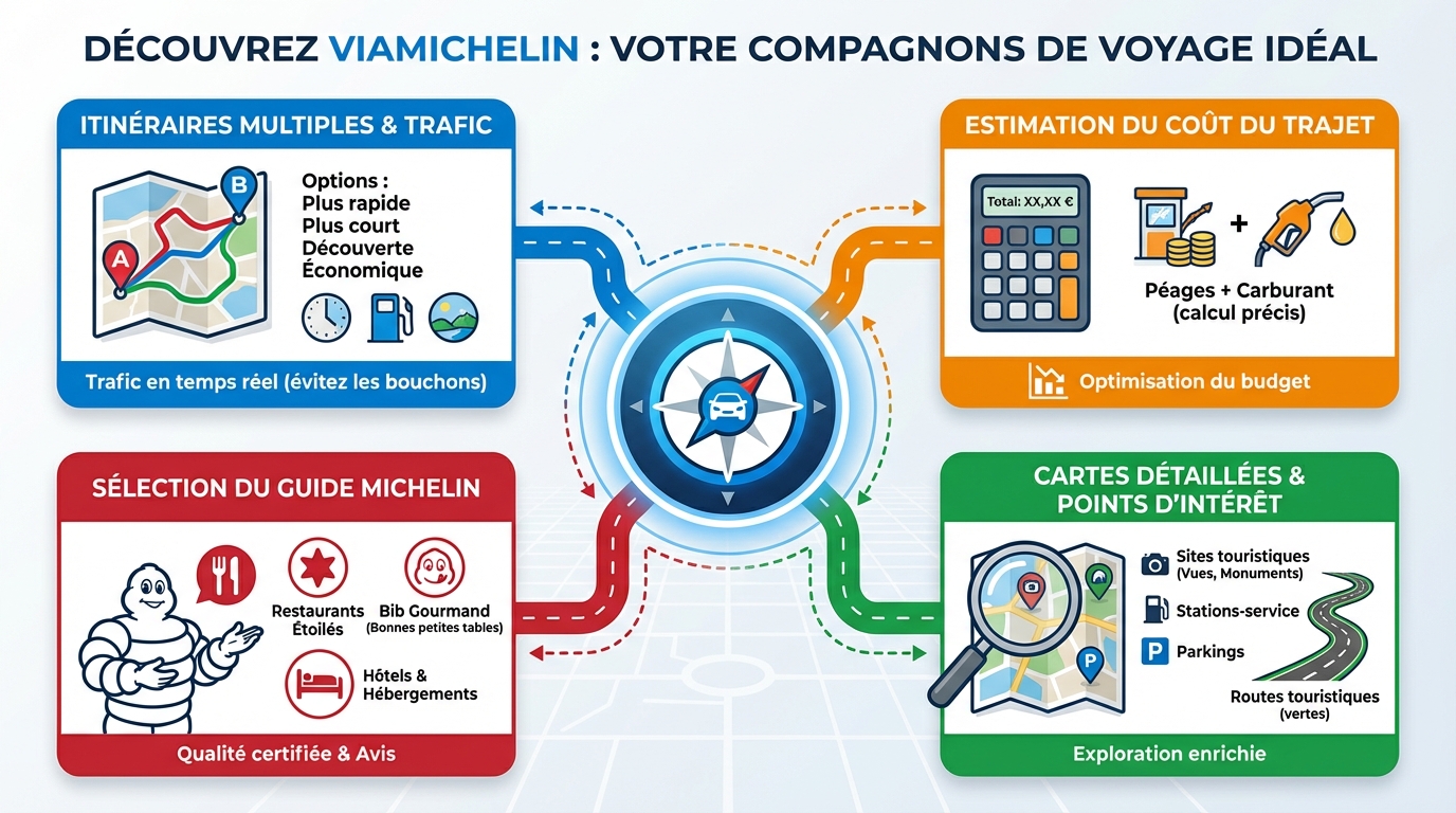 Avantages de ViaMichelin
