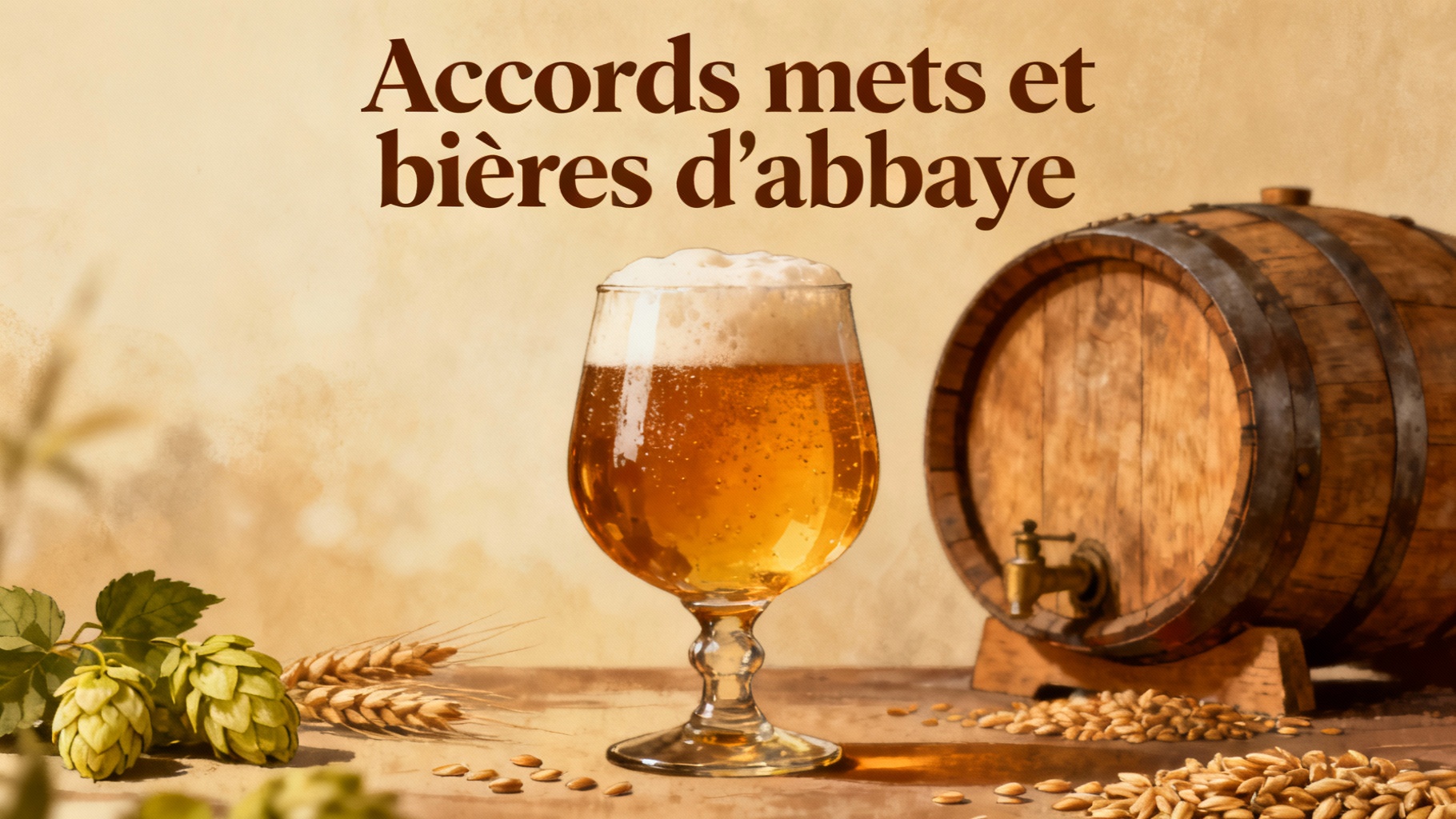 Accords mets et bières d'abbaye