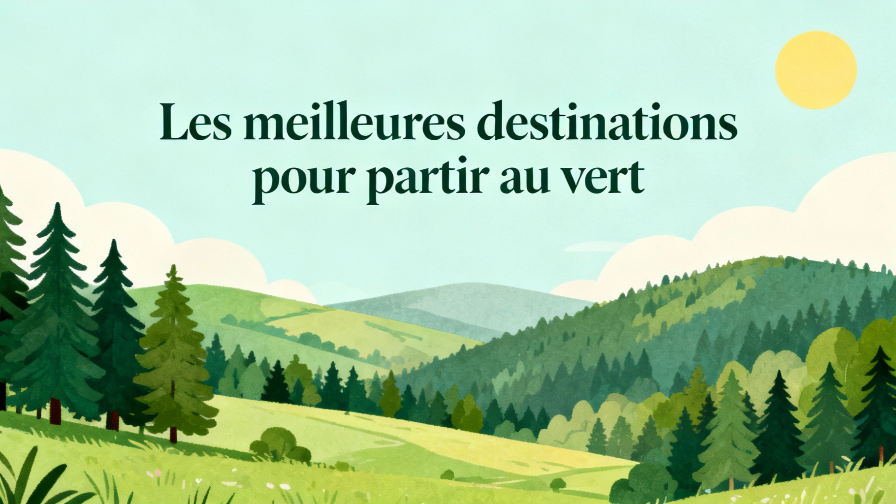 Les meilleures destinations pour partir au vert