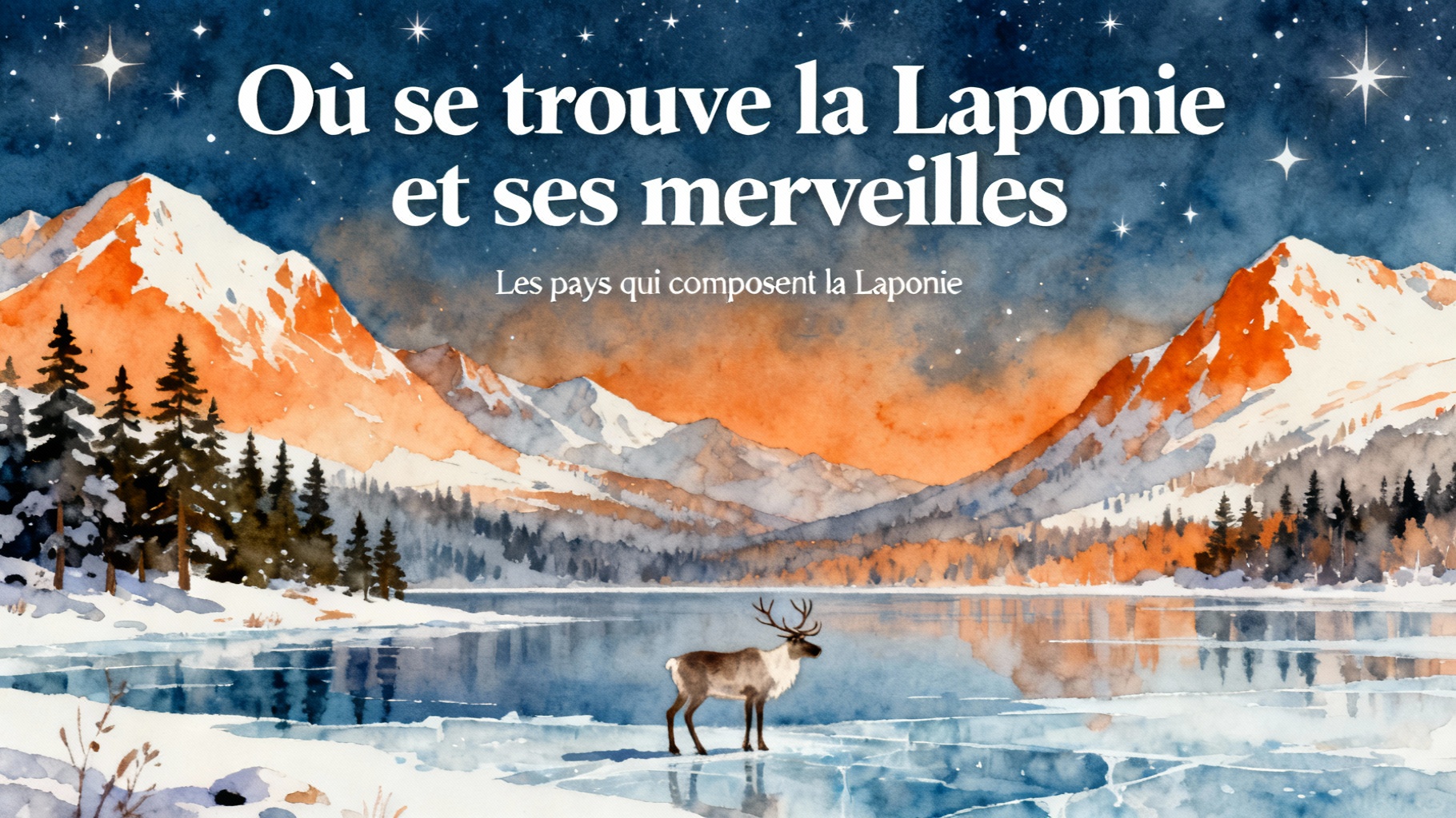 Les pays qui composent la Laponie