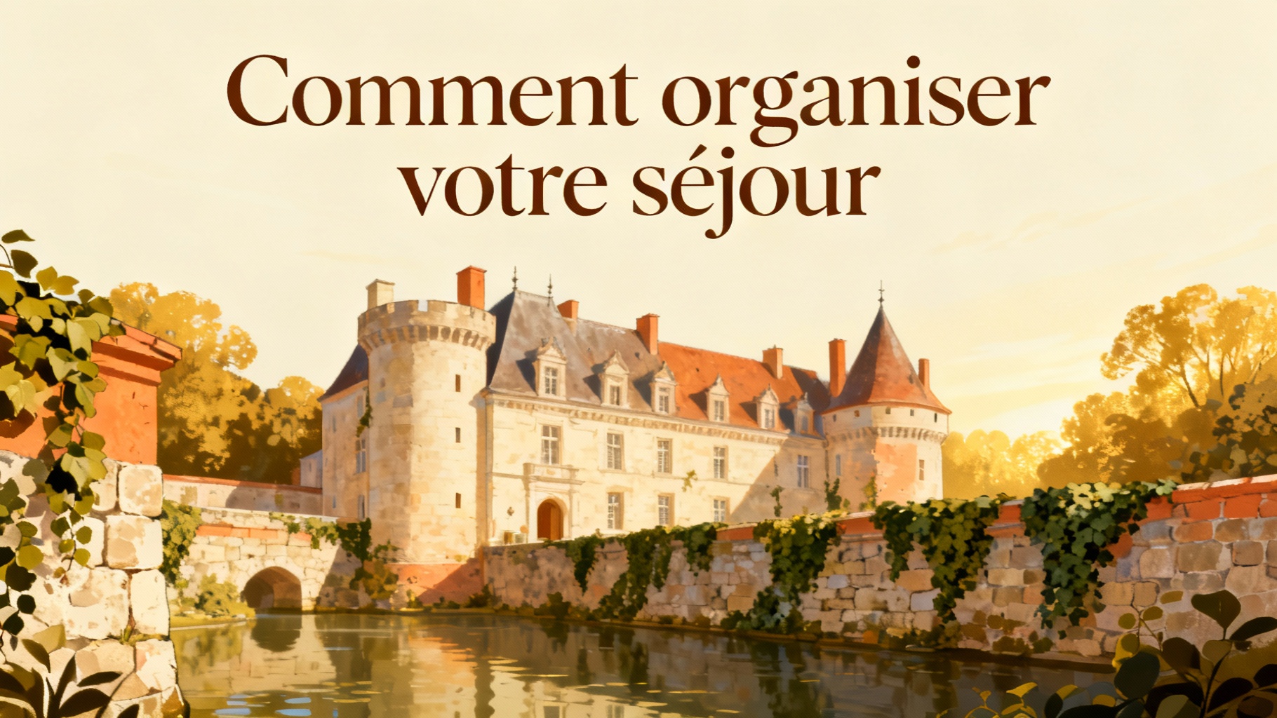 Comment organiser votre séjour