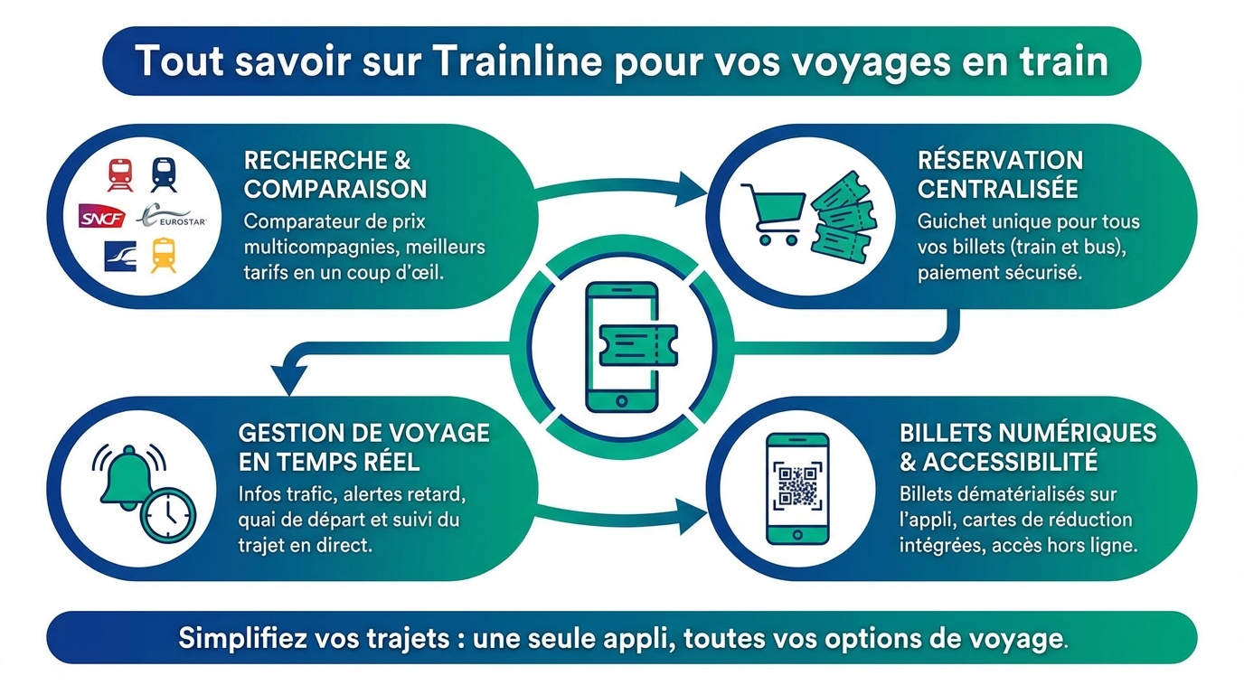 Avantages de Trainline