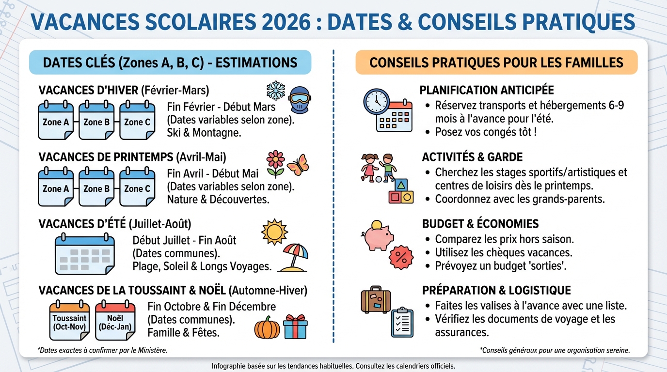 Conseils pour bien préparer vos vacances