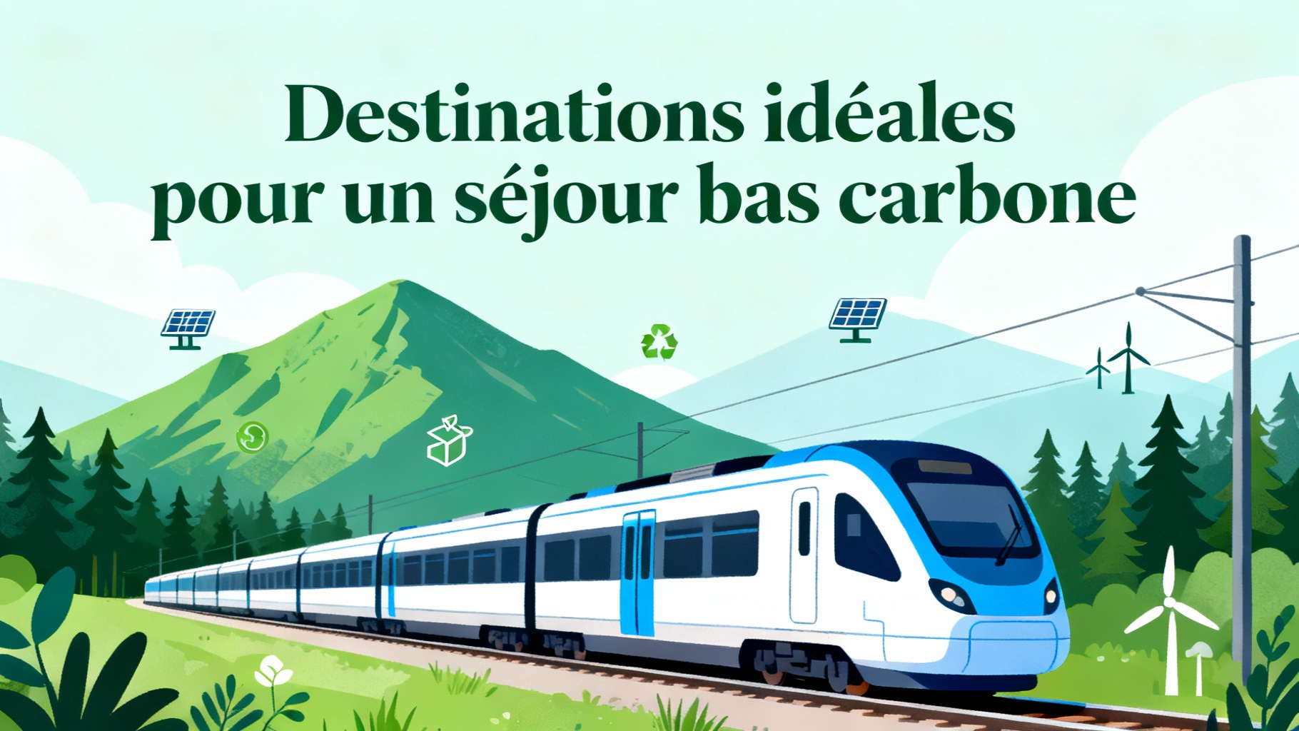 Destinations idéales pour un séjour bas carbone