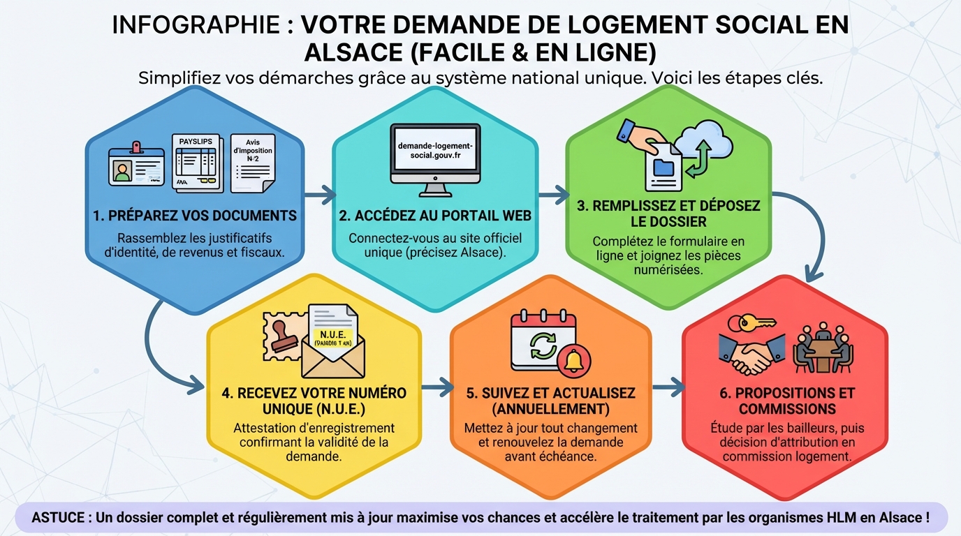 Les conditions requises pour une demande