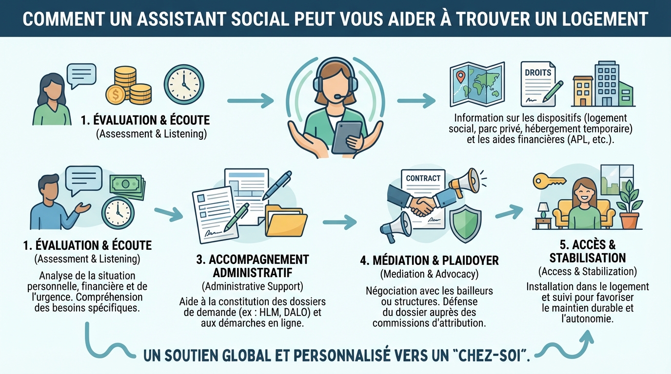 Les démarches pour bénéficier de l'aide au logement