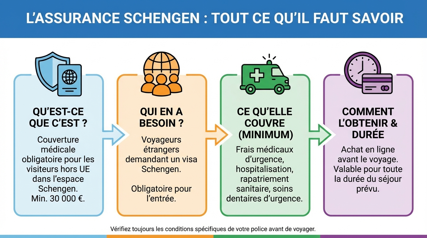 Comparaison des offres d'assurance Schengen