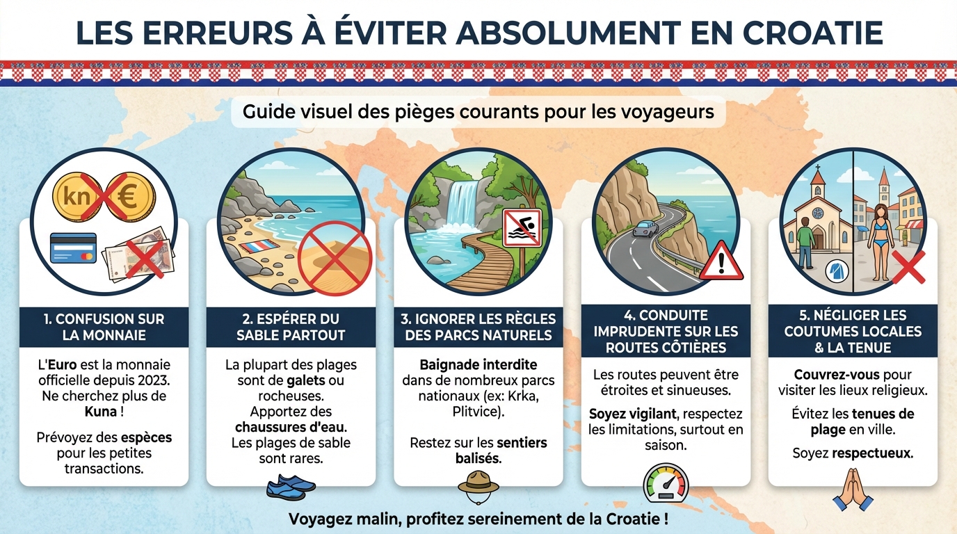 Les endroits à ne pas visiter