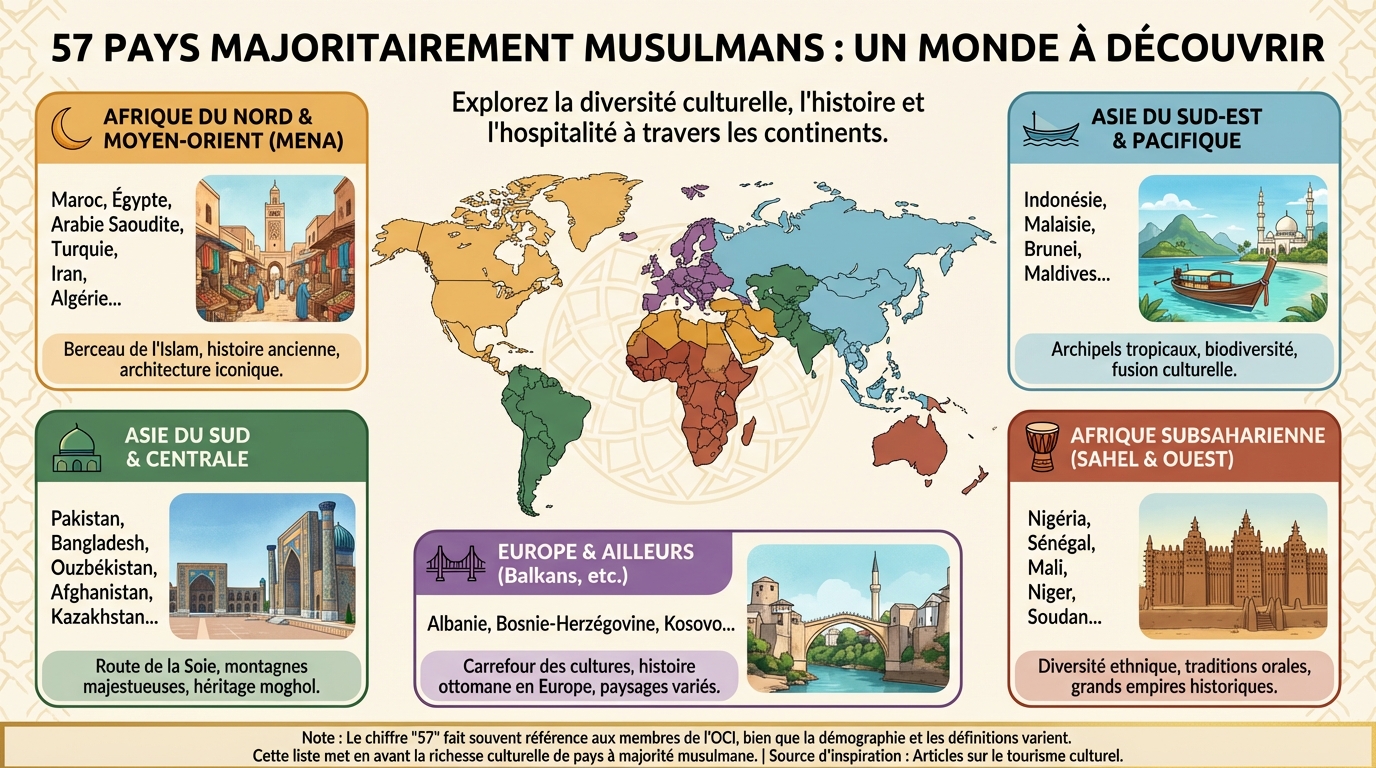 Liste des pays musulmans