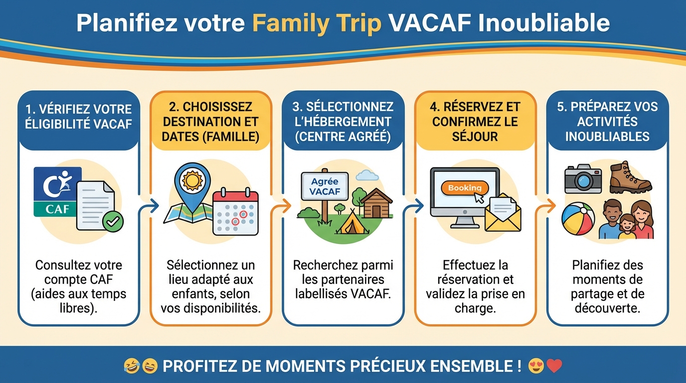 Comment réserver vos vacances avec vacaf ?