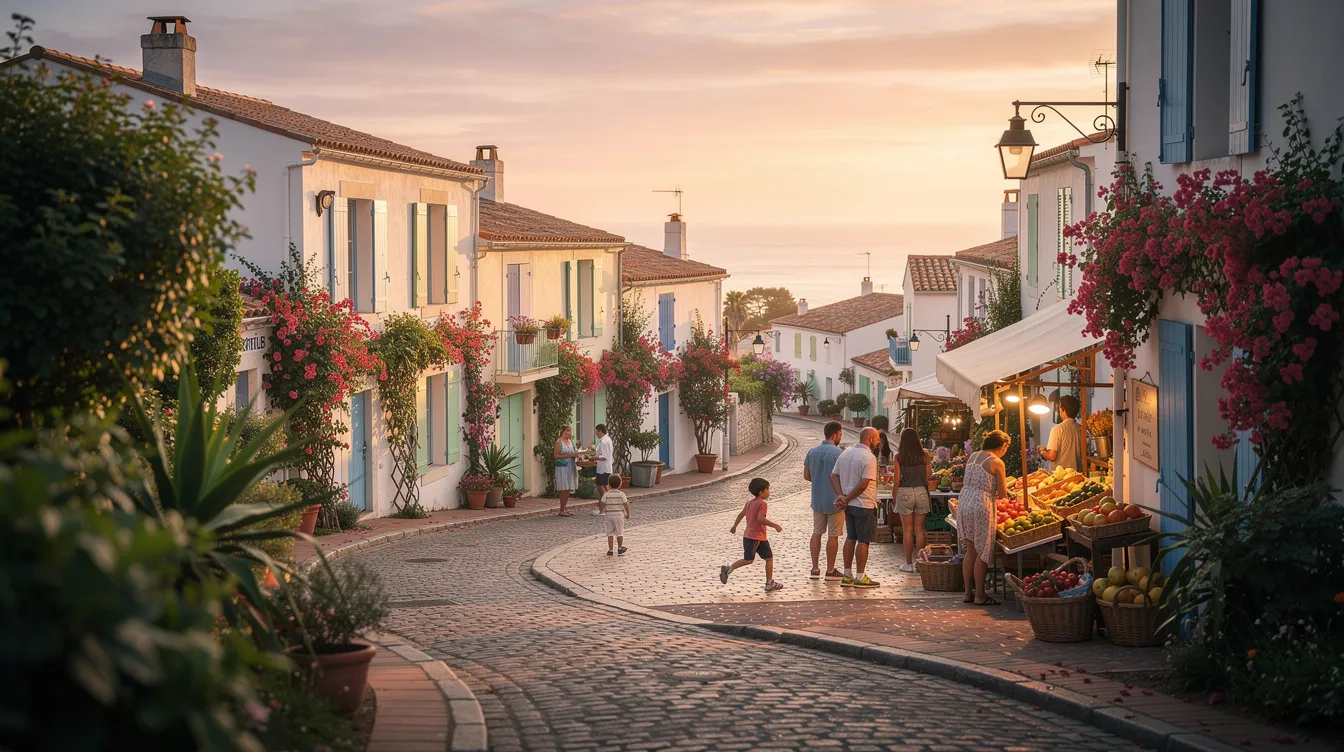 Les villages de l'île de Ré