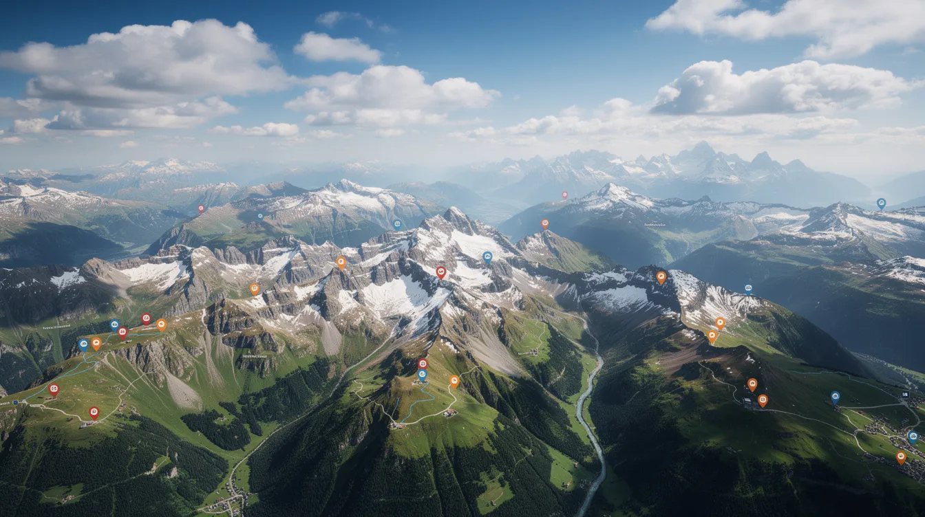Carte interactive des massifs